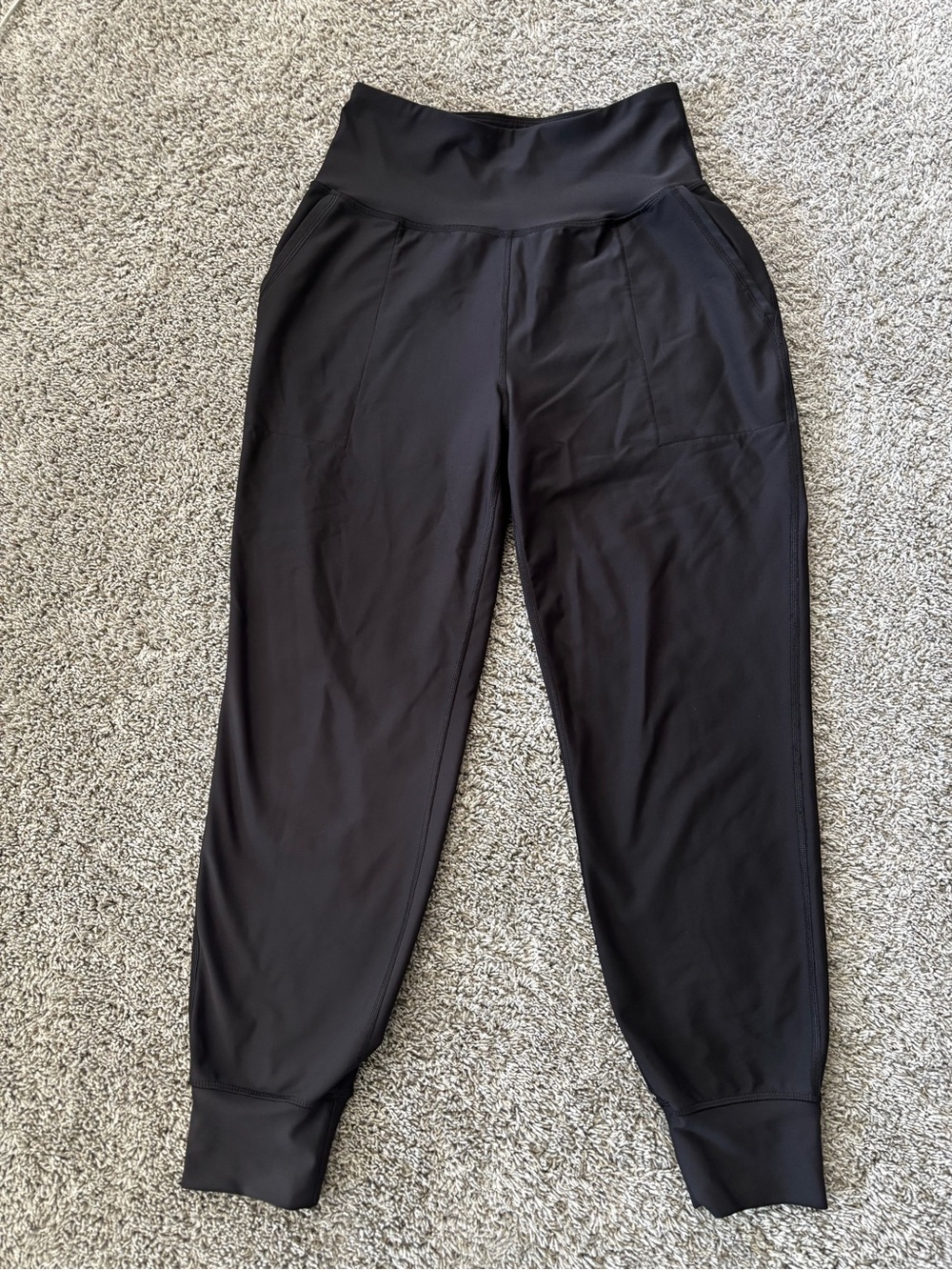 Old Navy Active Go Dry Elevate Black Jogger Leggings High Rise Women’s Size M